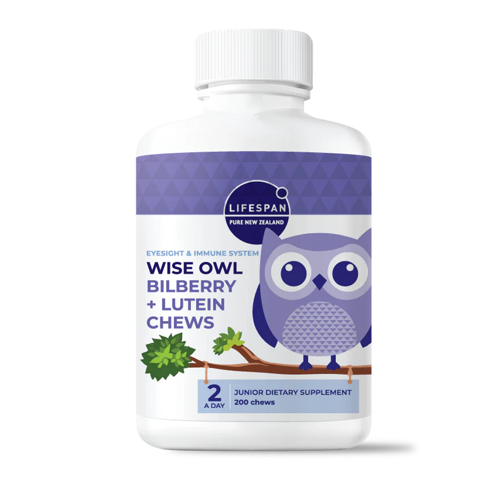 Wise Owl Bilberry + Lutein Chews (200 chews)