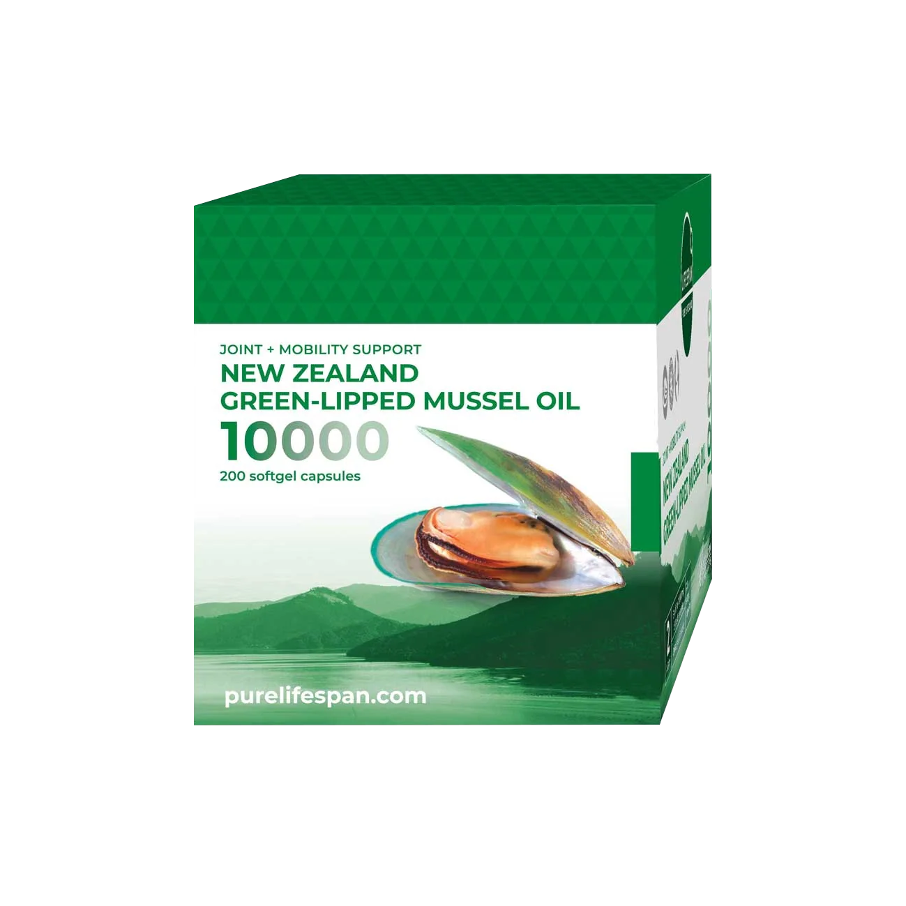 New Zealand Green-Lipped Mussel Oil 10,000 (200 capsules)