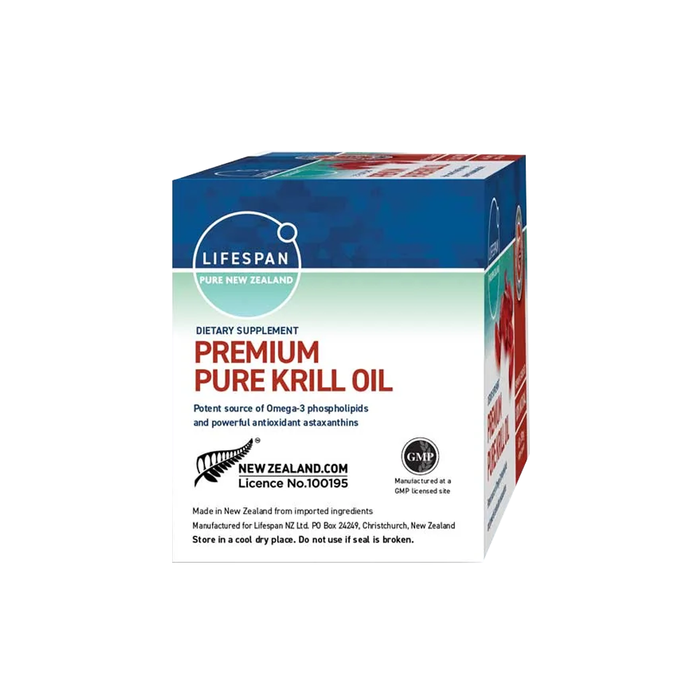 Premium Pure Krill Oil 750mg (60 capsules)