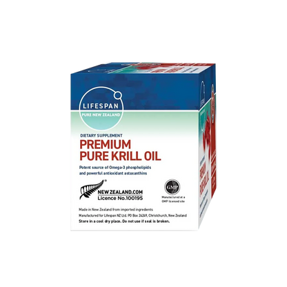 Premium Pure Krill Oil 750mg (60 capsules)